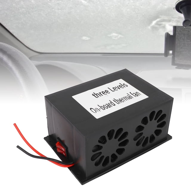Heater Electronic Auto Fan Heater 600W DC24V 3 Holes 2 Temperature Control Quiet Fast Heating Defrosting Defogger