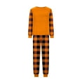 thumbnail image 5 of Christmas Pajamas Colorful Family Matching Outfits Mr.Boo Ghost Plaid Matching Pjs for a Cohesive Family Look, 5 of 5