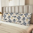thumbnail image 6 of Lsque Snake Body Pillow Case Cover,Ultra-Soft Microfiber Bed Pillow Cases 20x54 inches,Elegant Bedding,Breathable Durable Pillow Cover with Envelope Closure, 6 of 8