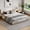 Beige, variant on MODERNLUXE Queen Size Platform Bed, Upholstery Bed Frame, No Box Spring Needed, Beige