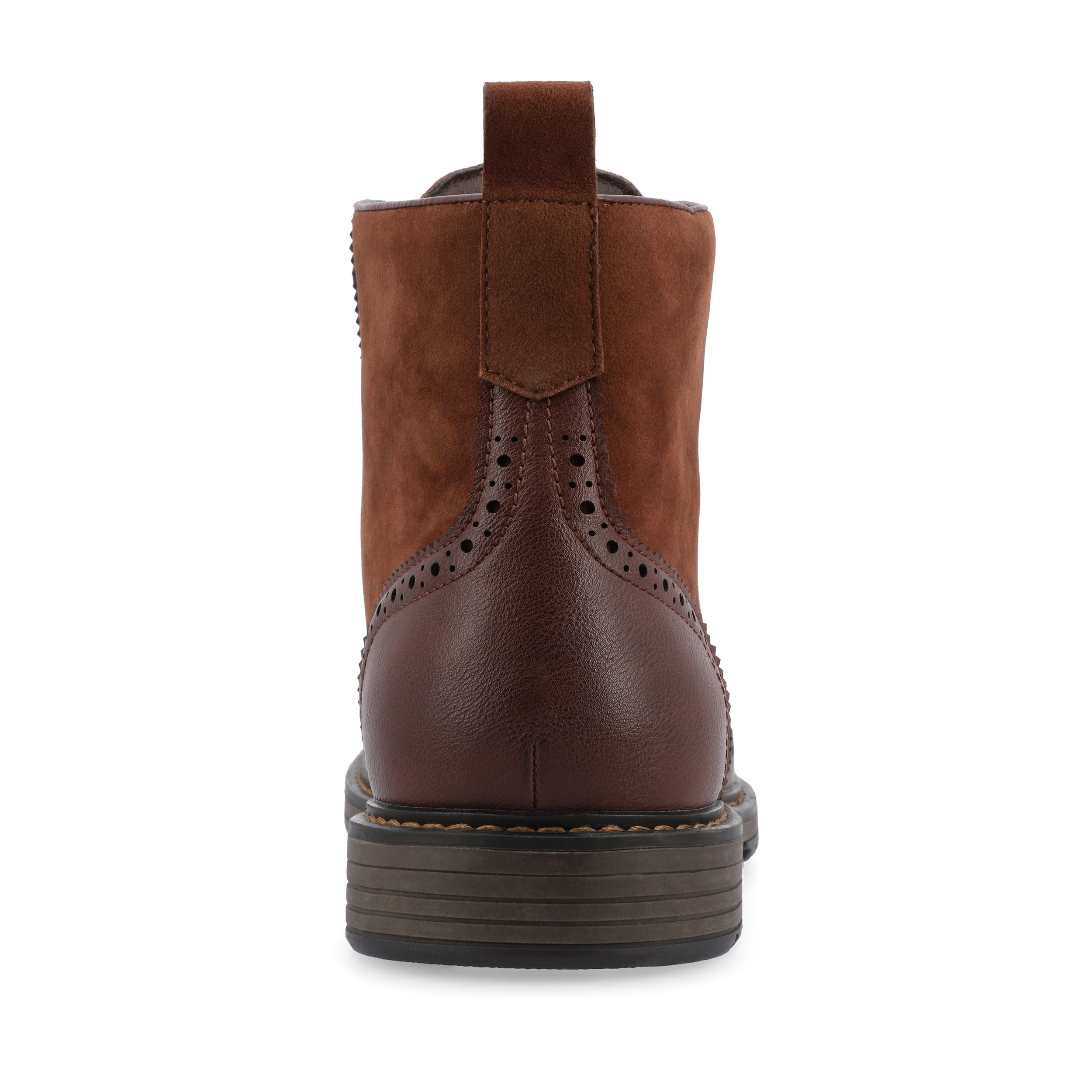 Vance Mens Virgil Wingtip Lace-up Ankle Boot