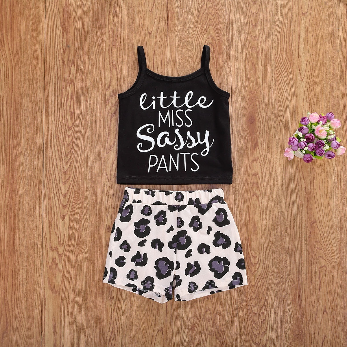 leopard print baby vest