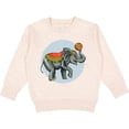 thumbnail image 2 of Inktastic Vintage Circus Elephant Toddler Sweatshirt, 2 of 4