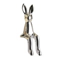 thumbnail image 2 of Dserhfy Sitting Bunny Statue Flocking Rabbit Figurine Easter Bunny Ornaments for Living Room Cabinet Home Tabletop Decor, 2 of 8