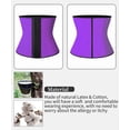thumbnail image 5 of QRIC Waist Trainer for Women Underbust Latex Sport Girdle Corsets Cincher Hourglass Body Shaper, 5 of 6