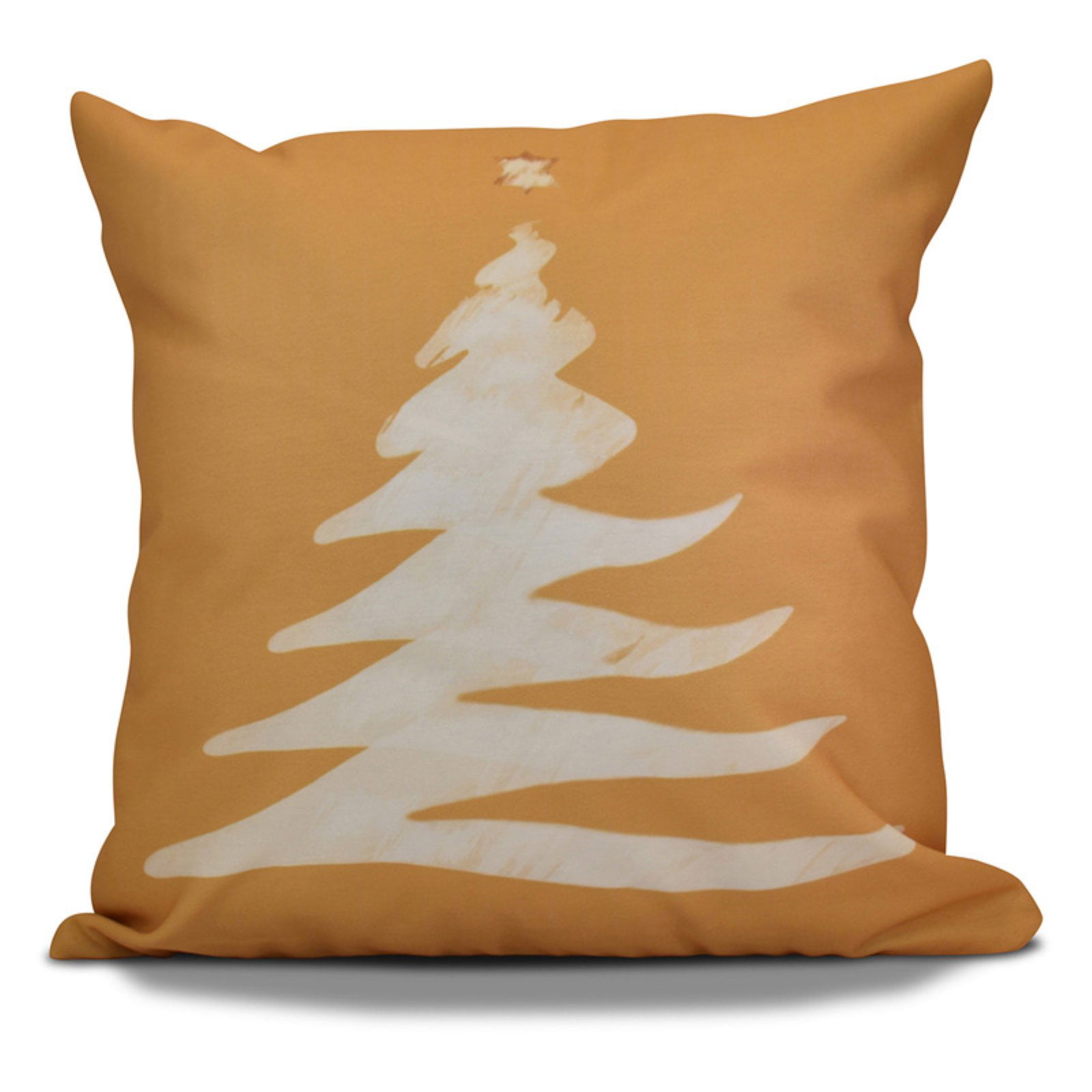Simply Daisy Holiday Wishes Wishing Tree Print Outdoor Pillow