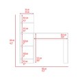 thumbnail image 6 of Depot EShop Toronto Writing Desk With Smokey Oak Finish DE-ELI5559, 6 of 7