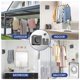 thumbnail image 2 of Retractable Clothesline Indoor, Wall Mounted Clothesline Gray, 2 of 5
