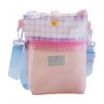thumbnail image 2 of Cute Mini Crossbody Bag With Fortunate Label Plaid Plan Small Shoulder Bag For Daily Use Phone Bag With Zipper Pocket Adjustable Strap, 2 of 6