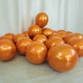 thumbnail image 2 of Chrome Orange Balloons 12 inch Metallic Latex Balloons Double Layered Birthday Wedding Party Decorations 53 pcs, 2 of 6