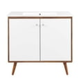 thumbnail image 4 of Modway Transmit 36" Bathroom Vanity in Walnut White, 4 of 10
