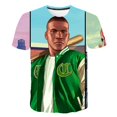 thumbnail image 1 of 2023 verano nuevo Grand Theft Auto camisetas ropa niños dibujos animados Casual GTA5 camisetas disfraces niños niñas Tops camisetas Clothing14T Gao Jinjia LED, 1 of 2