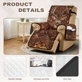 thumbnail image 5 of SCRAWLGOD Deer Camo Hunting Print Non Slip Recliner Chair Cover Removable Anti Dust Furniture Protector Washable Reclining Cover with Elastic Straps, 5 of 7