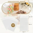 thumbnail image 2 of Uxcell 3" x 5" Bolsas de galletas autoadhesivas transparentes, 200 Pcs Bolsas de regalo resellables OPP para envolver regalos de panadería para caramelos, chocolates, galletas, fiestas, 2 of 6
