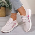 thumbnail image 5 of HTHLVMD Comfortable Walking Shoes, Breathable Athletic Footwear, Comfortable Tennis Running Shoes for Women Lightweight and Slip On Sneakers Casual Women's Walking Shoes, Pink 6, 5 of 5