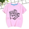 thumbnail image 2 of Felwors Girls Soft Short Sleeve Crew Neck T Shirts 6 Color Printed T Shirt, 2 of 5