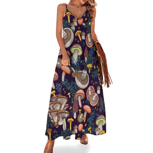 Vestido sin mangas de bosque de sueños oscuros vestidos de fiesta 2024 vestidos de verano Falda de verano