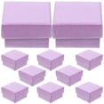 thumbnail image 1 of Cajas de regalo para joyería, caja de embalaje para collar y pendientes, cajas pequeñas para joyería, contenedores para joyería, 10 Uds., 1 of 6