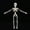 46-white, variant on Posable Halloween Skeleton Decor with Movable Joints for Spooky Houses, Life Size Graveyard Indoor Outdoor Party