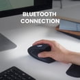 thumbnail image 6 of Perixx PERIMICE-813B Wireless Multi-Device Ergonomic Vertical Mouse - 2xBluetooth & 2.4G Spec - Black, 6 of 6