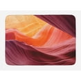 thumbnail image 1 of Landscape Bath Mat, Lower Antelope Canyon Deep Ravine between the Cliffs Carved Erosive Art Print, Non-Slip Plush Mat Bathroom Kitchen Laundry Room Decor, 29.5 X 17.5 Inches, Purple Tan, Ambesonne, 1 of 2