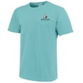thumbnail image 2 of Unisex Teal Oregon Ducks Scenic Comfort Colors T-Shirt, 2 of 3