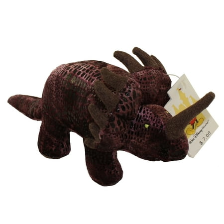Long Bean - Disney Bean Bag Plush - TRICERATOPS (Animal Kingdom) (9.5 inches long)