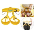 thumbnail image 2 of Arnés de escalada de seguridad Sunnimix para exteriores Cinturón de protección Amarillo Niños arnés de escalada, 2 of 8