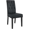 thumbnail image 2 of Ergode Confer Dining Side Chair Vinyl Set of 4 - Black, 2 of 5