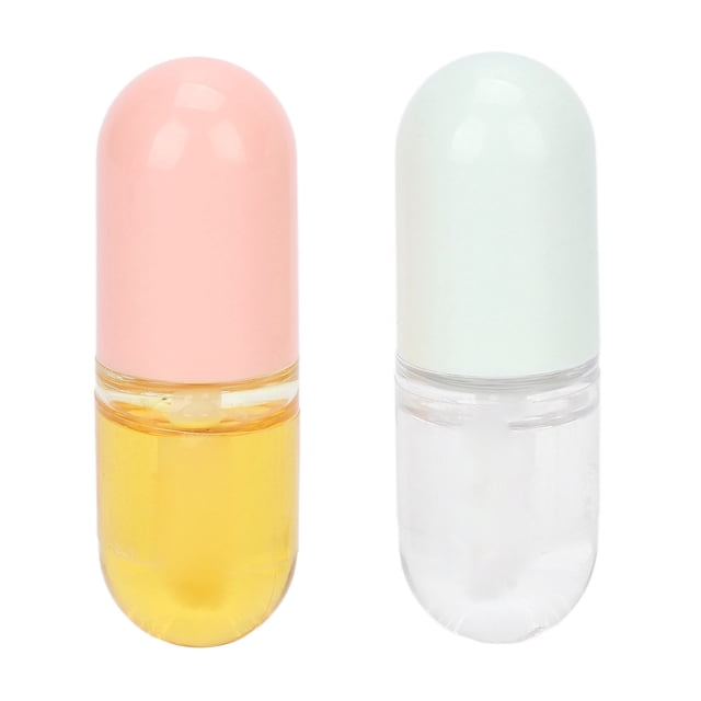 Suero hidratante potenciador de labios - Juego de 2 piezas para labios más llenos, hidratación de día y de noche, 5,5 ml