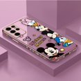 thumbnail image 3 of Smooth E-TPU Phone Case For Samsung Galaxy S24 S23 S22 S21 S20 FE S10 A01 A02 A03 PLUS 5G Case Minnie Mickey Donald Duck Goofy, 3 of 5