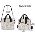 thumbnail image 2 of FORMRS Reusable Lunch Bag for Work School Leakproof Insulated Cooler with Adjustable Shoulder Strap, Pastel Floral Pattern, 2 of 6