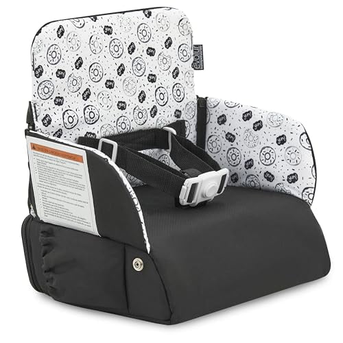 Evolur Snug Packsack Asiento elevador portátil 2 en 1 y bolsa de viaje