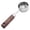Silver 15Ml, variant on 1 Pc Food Scoop Measuring Cup Tablespoon Stainless Steels Scoop with Wooden Handle, Long Handle Coffee Measuring Spoon Multifunctional Measuring Spoon for Coffee, Tea, 4.52"x1.77", Gold 15Ml