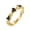 Black, variant on Women Stainless Steel Heart Shaped Ring Classical Enamel Stacking Wedding Band Promise Ring White Size 5