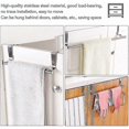 thumbnail image 3 of Wall-Mounted Stainless Steel Towel Bar Easy Install No Drilling Required, 3 of 5