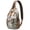 Nordic Boho Sl, variant on Nordic Style Sling Backpack Lightweight Travel Crossbody Bag with Minimalist Geometric Patterns for Outdoors