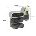 thumbnail image 3 of Vaidha Toothbrush For Bathroom, Wall Mounted Toothbrush With Toothpaste Dispenser, With Toothbrush Cup, Tray Bathroom Toothbrush Toothpaste Dispenser, 3 of 7