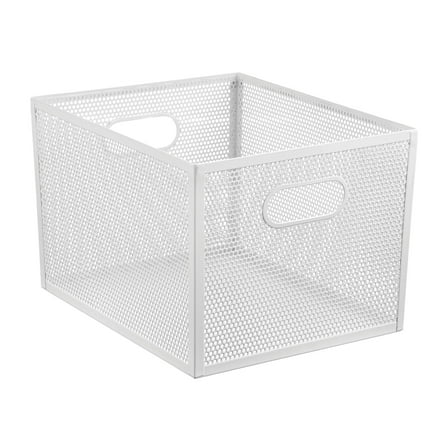 mDesign Steel Organizer Matte White (25998)