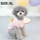 thumbnail image 2 of Suéter para perros y gatos, adecuado para gatos y cachorros, chaleco polar cálido y suave para perros y gatos con decoración de clip floral de tela XL, 2 of 5