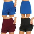 thumbnail image 5 of Women'S Sports Short Skirt Lightweight Quick-Drying Shorts Breathable Running Tennis Golf Training Skirt With Pockets, 5 of 6