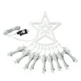 thumbnail image 2 of Christmas Tree Lights 350 LED Christmas Decorations String Light Outdoor Waterfall LED String Lights Waterproof Christmas Lights for Yard Wedding Party Home Garden Indoor Outdoor (Multicolor), 2 of 5
