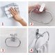 thumbnail image 5 of Toallero de aro sin perforaciones, toallero redondo, toallero de baño de acero inoxidable, adhesivo patentado, toallero autoadhesivo, gancho para toallas autoadhesivo, 5 of 5