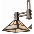 thumbnail image 3 of Meyda 191703 29 in. T Mission 2 Light Pendant - Mahogany Bronze, 3 of 7