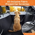 thumbnail image 3 of Dog Truck Seat Covers For Crew Cab Truck With Fold Up Seats, Truck Dog Seat Cover Back Seat With Door Protection, Truck Back Seat Cover For Dogs Fits F150, Ram, Silverado, Tundra, 3 of 6