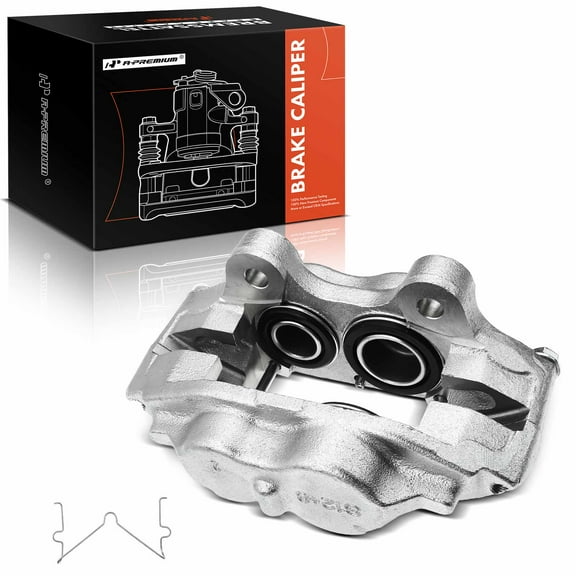 A-Premium Disc Brake Caliper Assembly Compatible with Select Toyota Models - 4Runner 1984-1985 Pickup, 1979-1983 - Front Left Driver Side