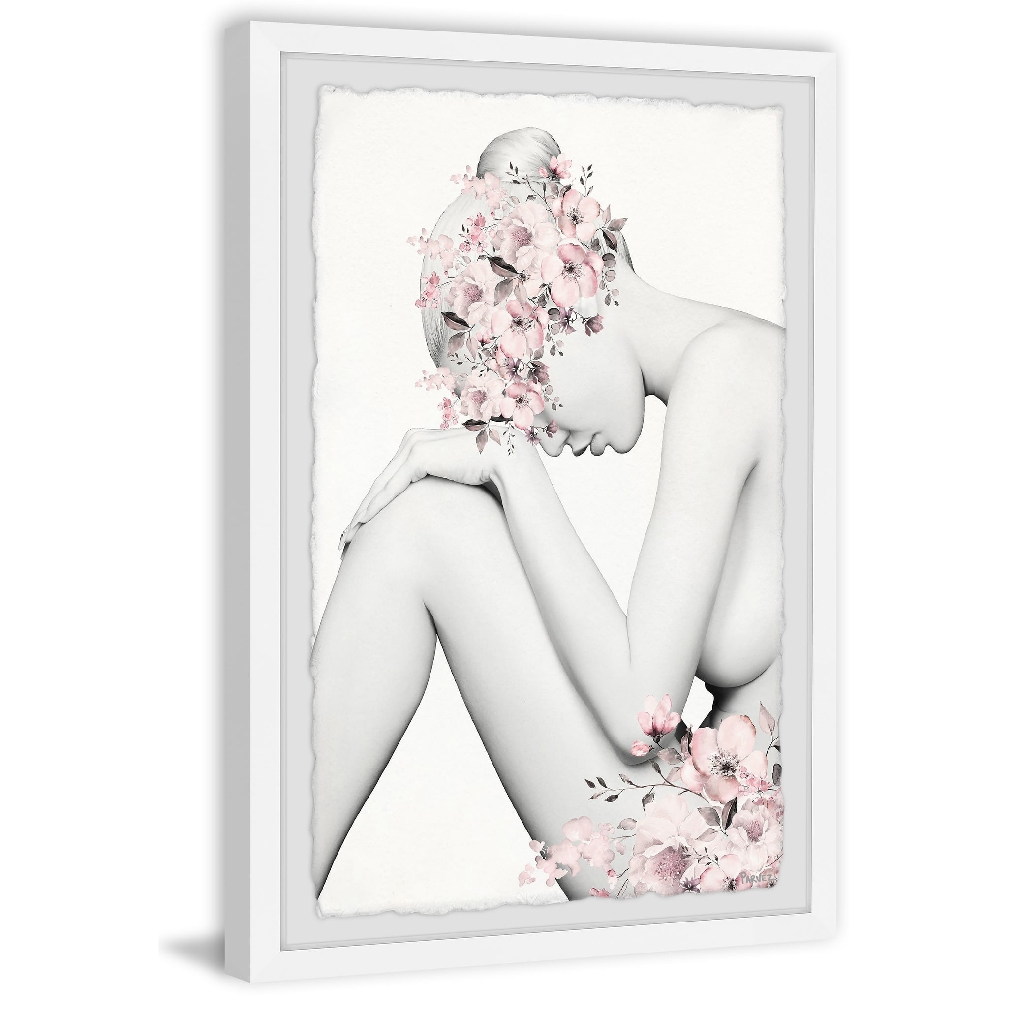 Parvez Taj Cherry Bloom Framed Wall Art