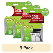 (3 pack) EarthStone Grill Cleaning Block, the Environmentally Friendly Grill Cleaner, 1-Pack