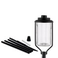 thumbnail image 2 of Linterna Fuel Lamp TIKI OUTDR de cristal, negra y transparente, 2 of 6