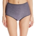 thumbnail image 1 of Vanity Fair Womens Body Shine Illumination Brief, 10, STEELE VIOLET, 1 of 4